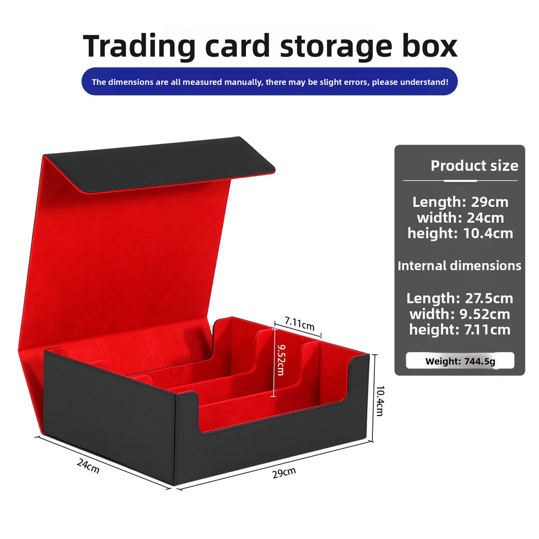 Three Row Card Storage Box product image 2