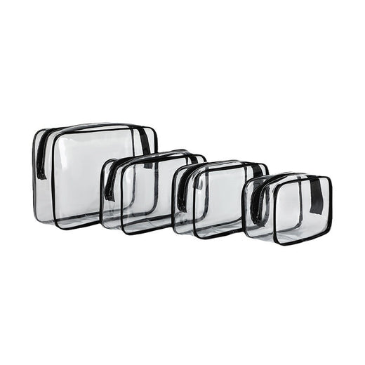 Large-capacity waterproof toilet storage bag four-piece set