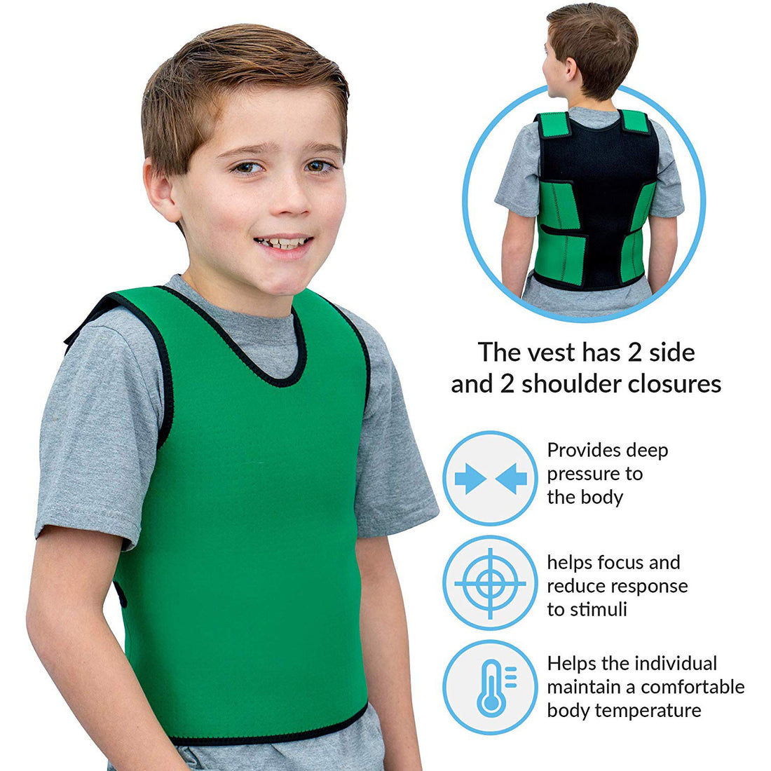Compression vest for kids, children's pressure vest, photo 2