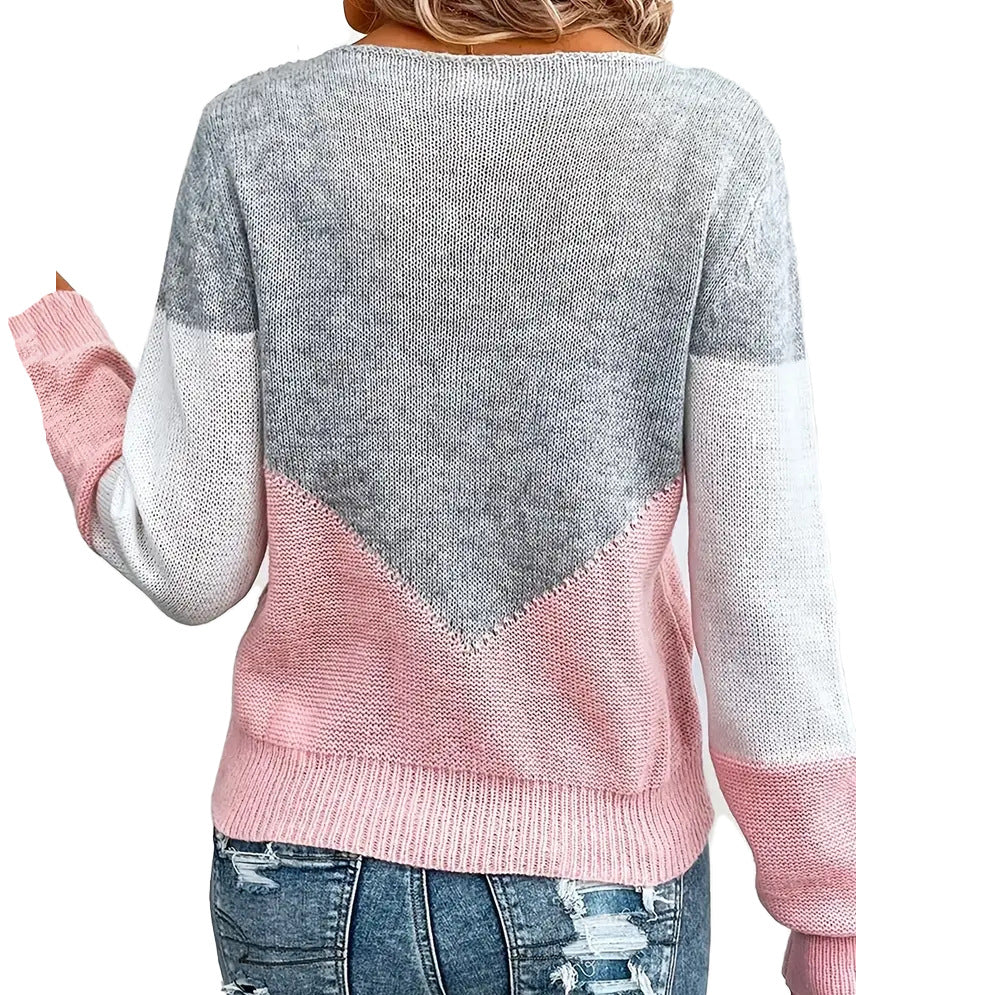 Contrast crewneck sweater, photo 3