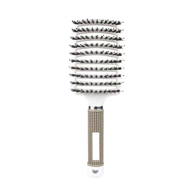 Scalp comb, curved rubber-coated big bend comb, photo 3