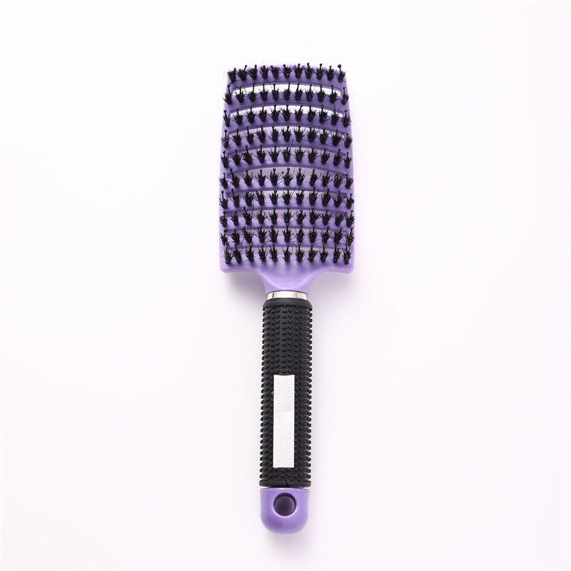 Scalp comb, curved rubber-coated big bend comb, photo 7
