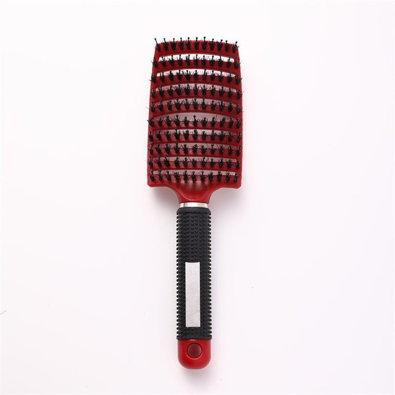 Scalp comb, curved rubber-coated big bend comb, photo 8