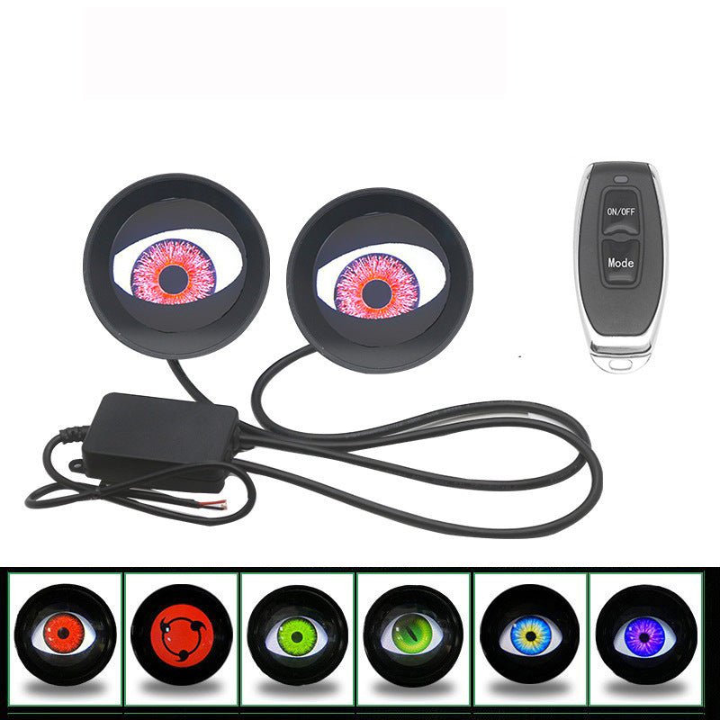 Dynamic devil eye LED decorative car lens light, photo 8