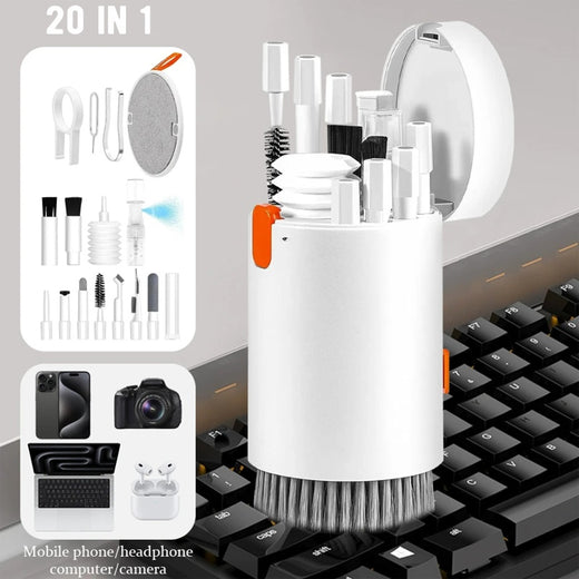 20-in-1 electronics cleaning kit full contents