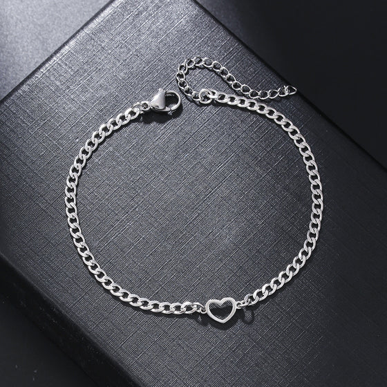 Geometric Stainless Steel Triangle NK Chain Bracelet Men Hip Hop Cross... product image 4