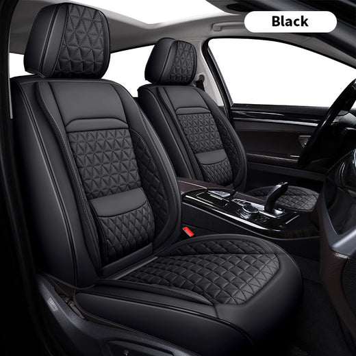 Leather Car Seat Cover With Lumbar Support product image 1