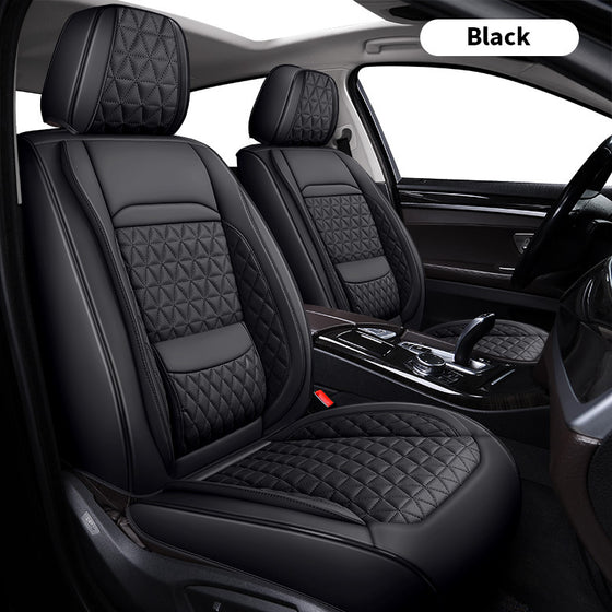 Leather Car Seat Cover With Lumbar Support product image 1