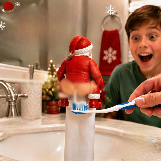 Santa Toothpaste Squeezer Christmas Decor