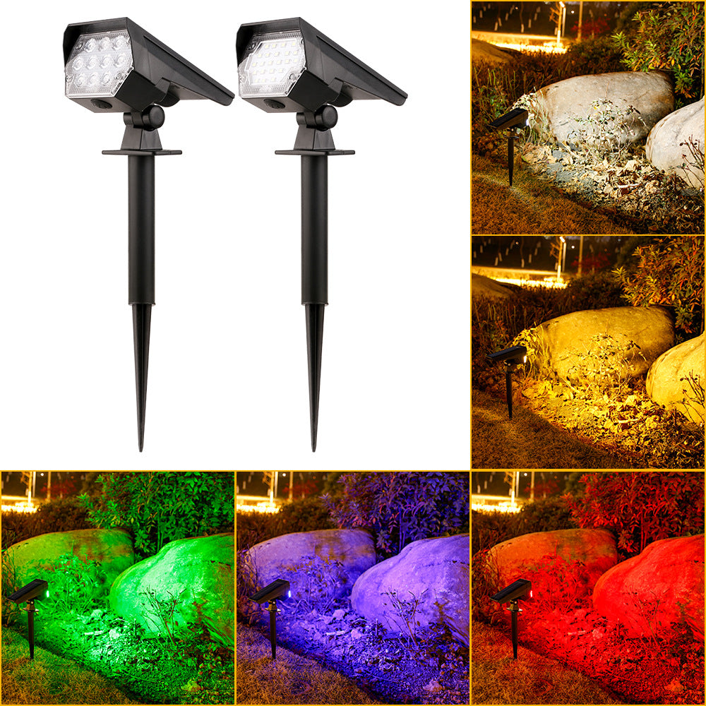 Solar Powered Outdoor Garden Spotlight