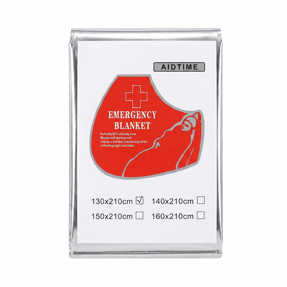 Portable Emergency Thermal Blanket for Outdoor Survival Camping & Hiking product image 6