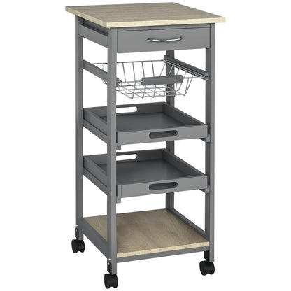 Rolling Kitchen Island Cart With Storage