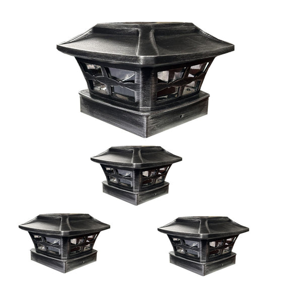 Outdoor Solar Column Light with Dual Color illumination Outdoor & Pond Lighting product image 2