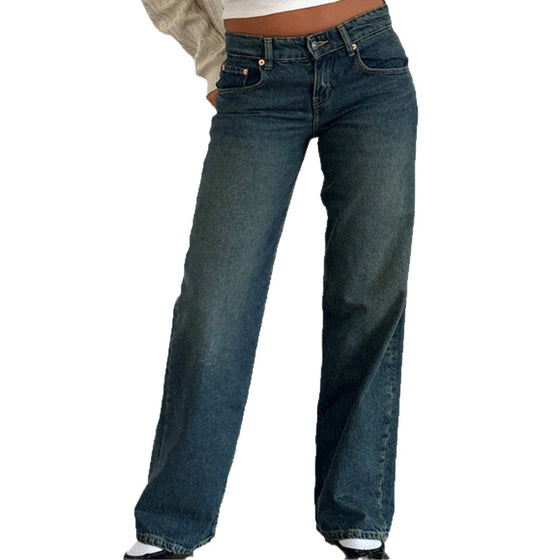 Women's straight-leg denim jeans, photo 5
