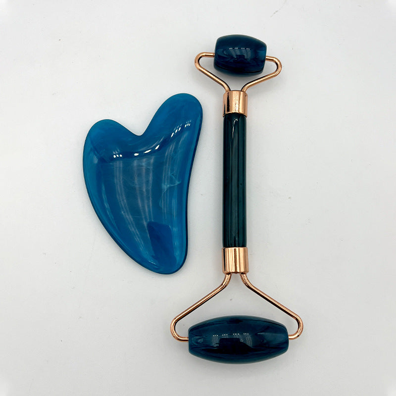 resin heart shaped scraping massage tablet