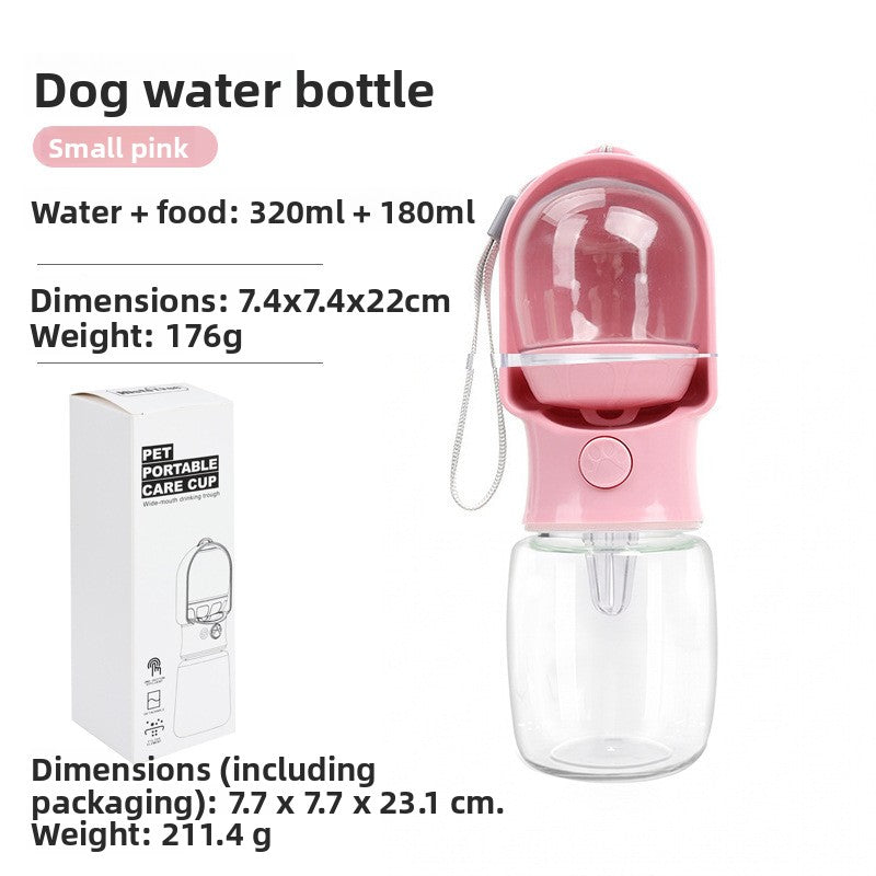 Dog drinking