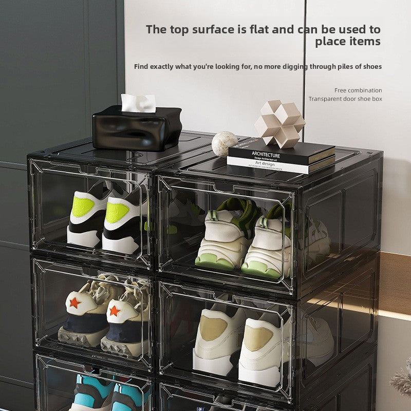 Transparent Magnetic Shoe Storage Box