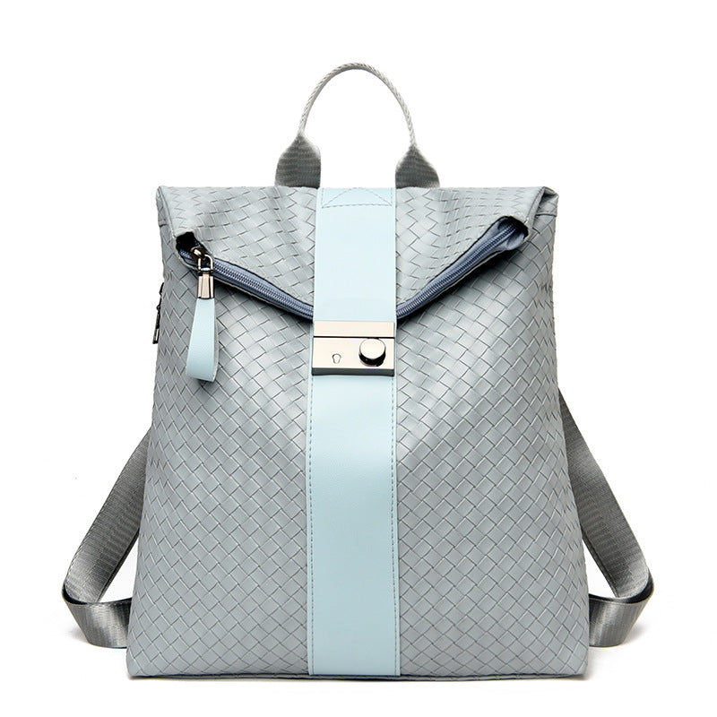 Backpack women's bag 2021 New Korean trend pu soft leather fashion simple college style casual backpack wholesale
