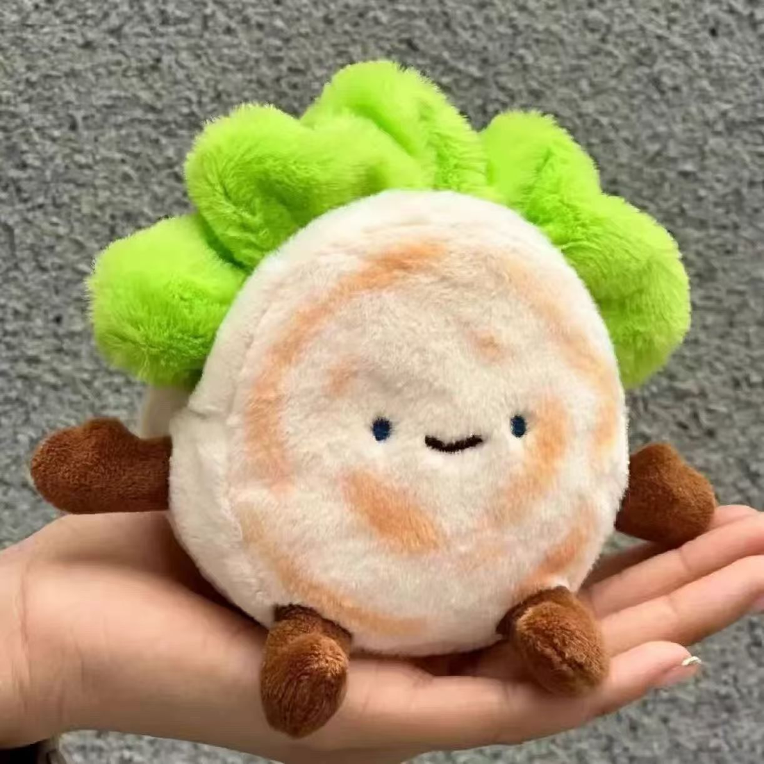 Cultural Food Plush Toy with Keychain
