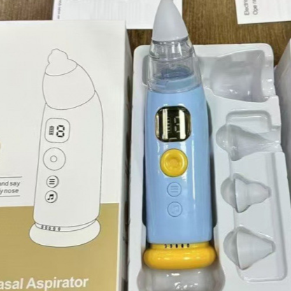 Electric baby nasal aspirator with silicone tips, photo 4