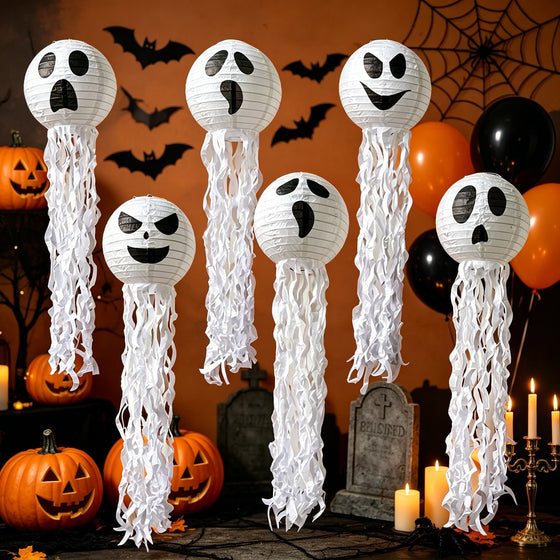 Halloween Paper Lantern Set Jellyfish Pumpkin Decor Decor product image 1