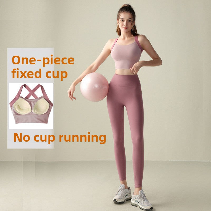 Womens High Waist Yoga Set