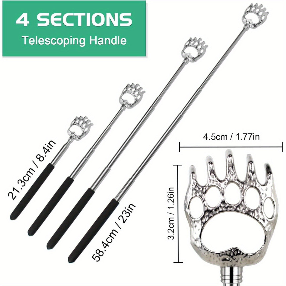 Adjustable back scratcher