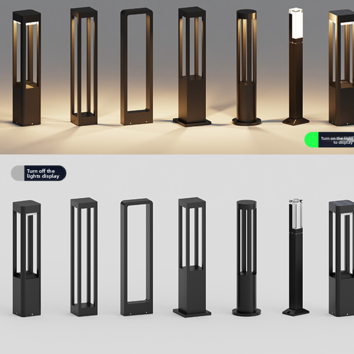Modern Solar LED Lawn Light