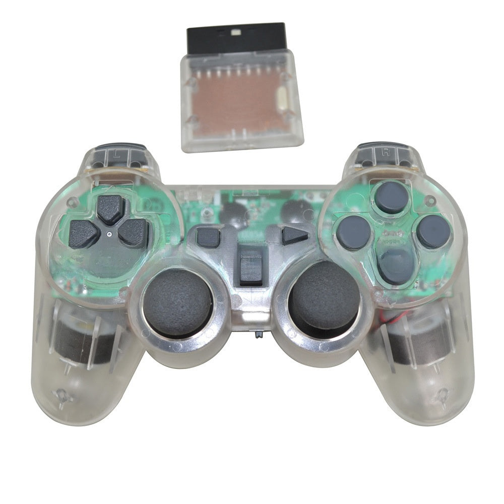 PS2 Wireless Transparent Game Controller
