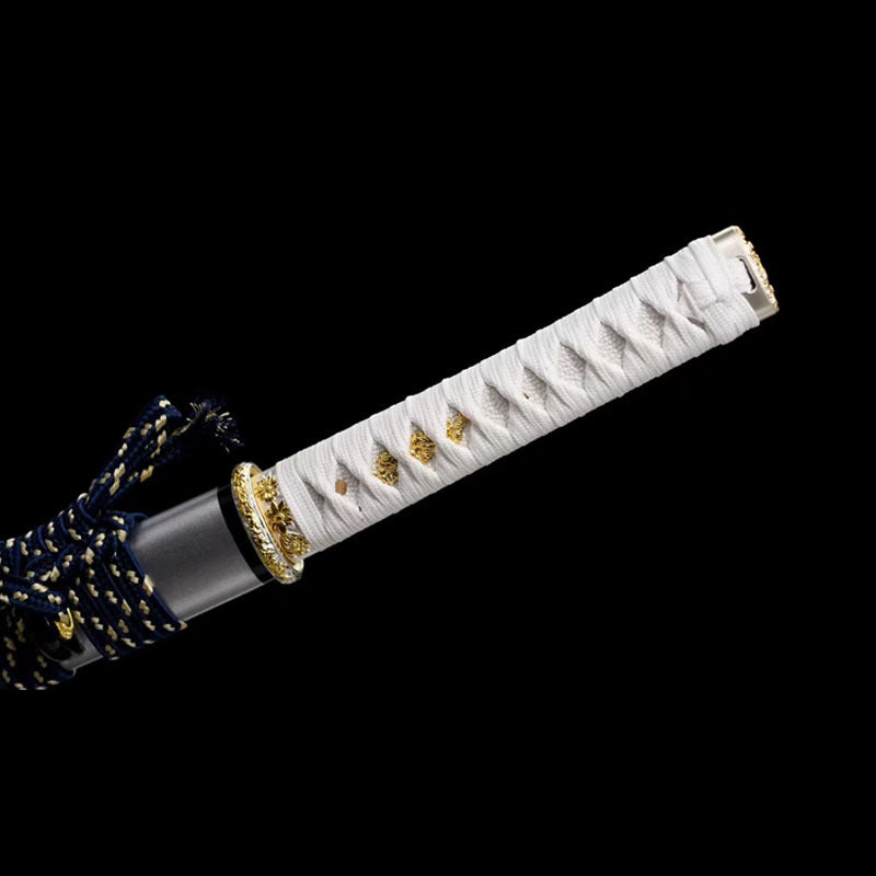 Japanese Samurai Short Knife T10 Burnt Blade Collectible