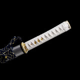 Japanese Samurai Short Knife T10 Burnt Blade Collectible