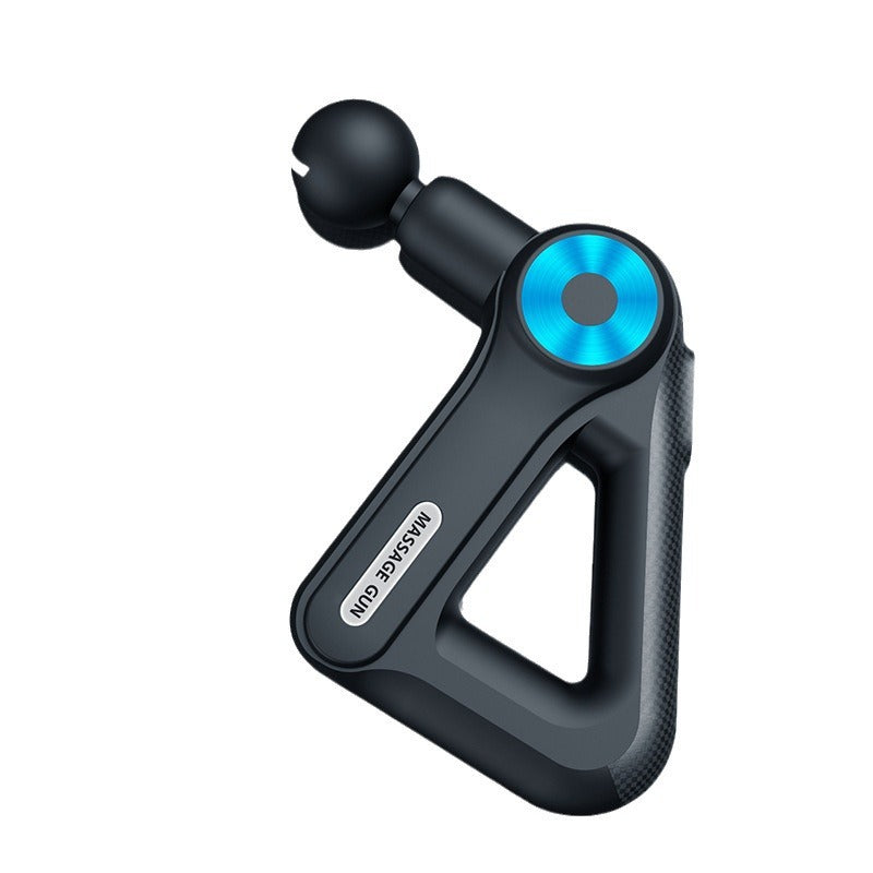 Compact triangular USB rechargeable fascia massage gun with attachments, photo 5