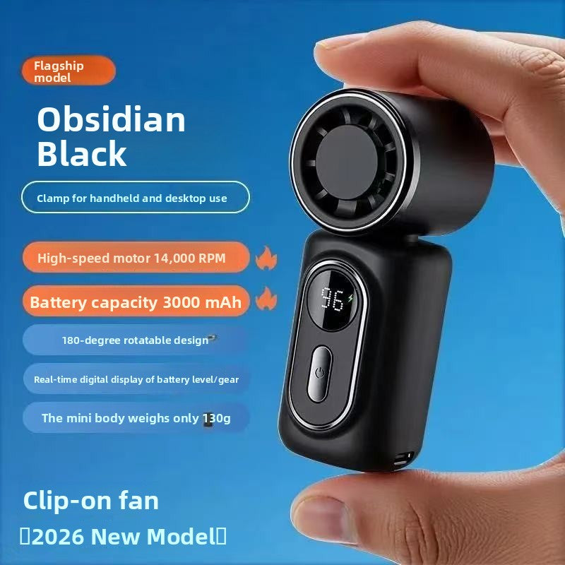 Portable ultra-long-lasting mini fan