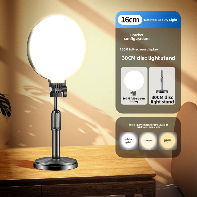 Adjustable LED Ring Light with Stand for Photography