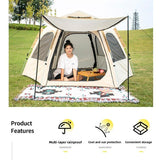 Automatic Pop-up Hexagonal Camping Tent