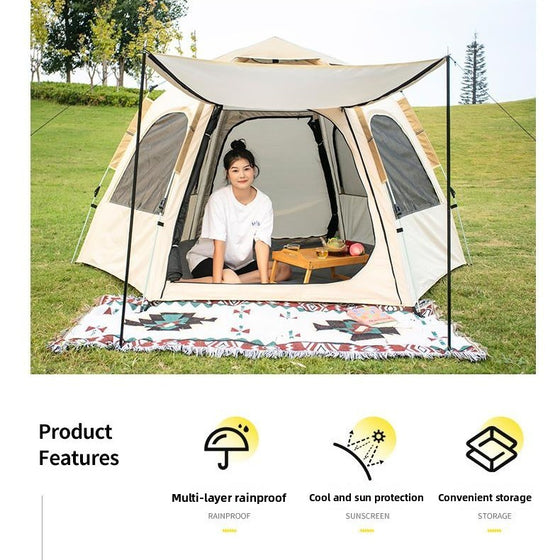 Automatic Pop-up Hexagonal Camping Tent Camping Shelter & Sleep product image 3