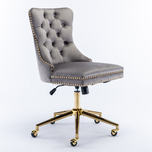 Tufted Velvet Home Office Chair