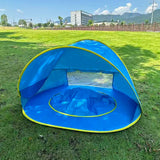 Foldable Children Sunshade Beach Tent with Pool