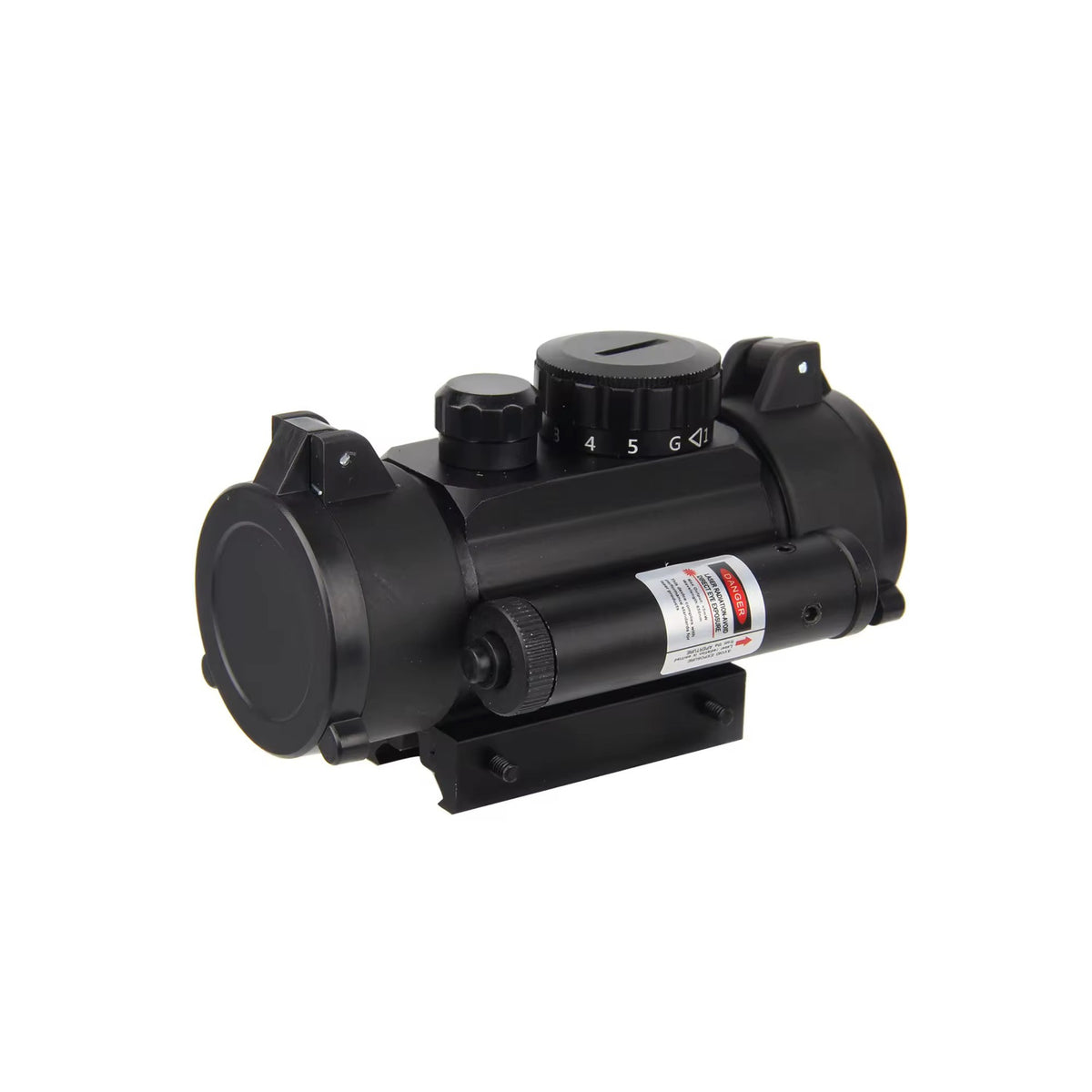 Red Laser Monocular Telescope with Flip-Up Sight