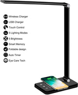 LED flex desk lamp, gooseneck arm bent