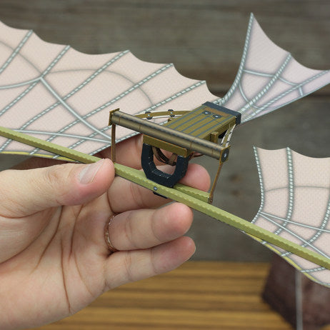 Da Vinci Flying Machine 3D Paper Model DIY Assembly Kit, additional photo 1