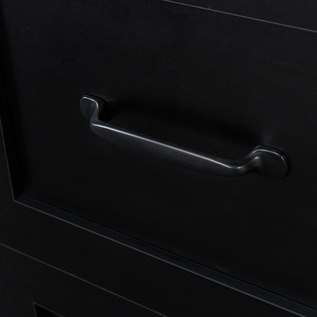 Home Office Computer Desk with Hutch Black Finish