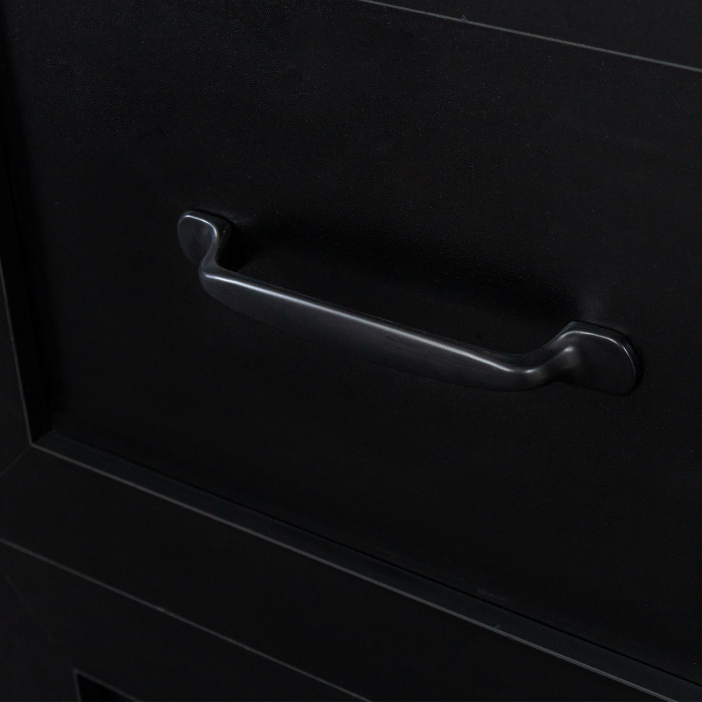 Home Office Computer Desk with Hutch Black Finish