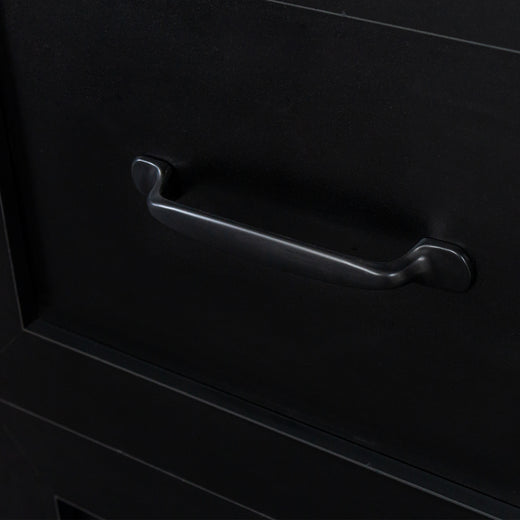 Home Office Computer Desk with Hutch Black Finish
