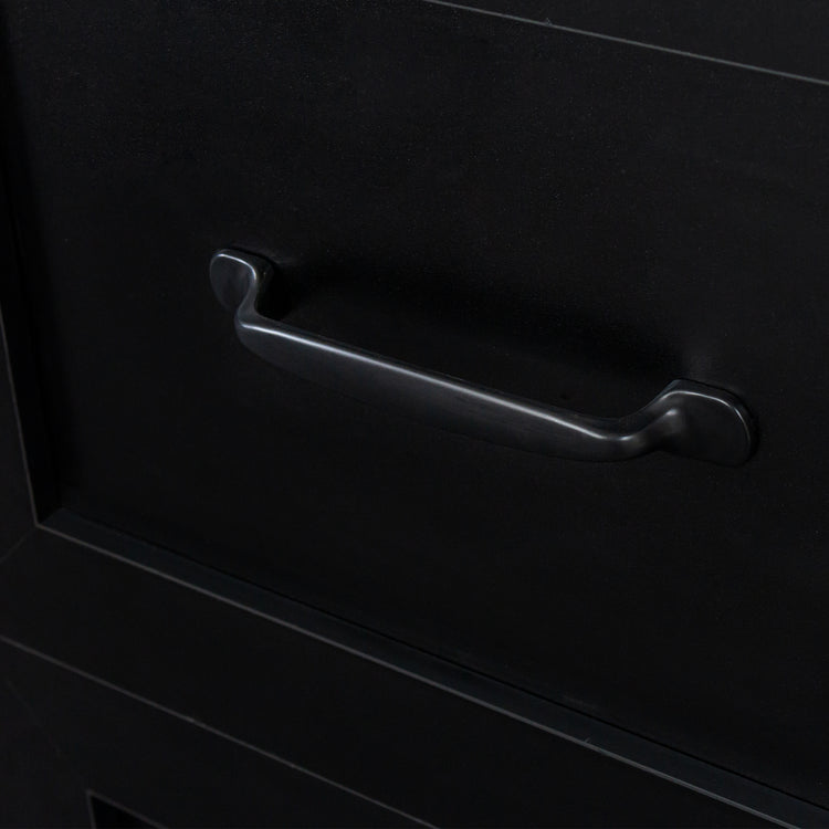 Home Office Computer Desk with Hutch Black Finish