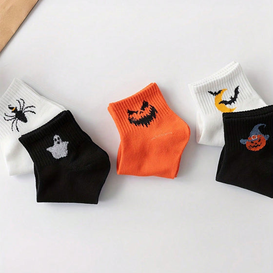 Men and Women Casual Halloween Creative Mid-Calf Cotton Stockings