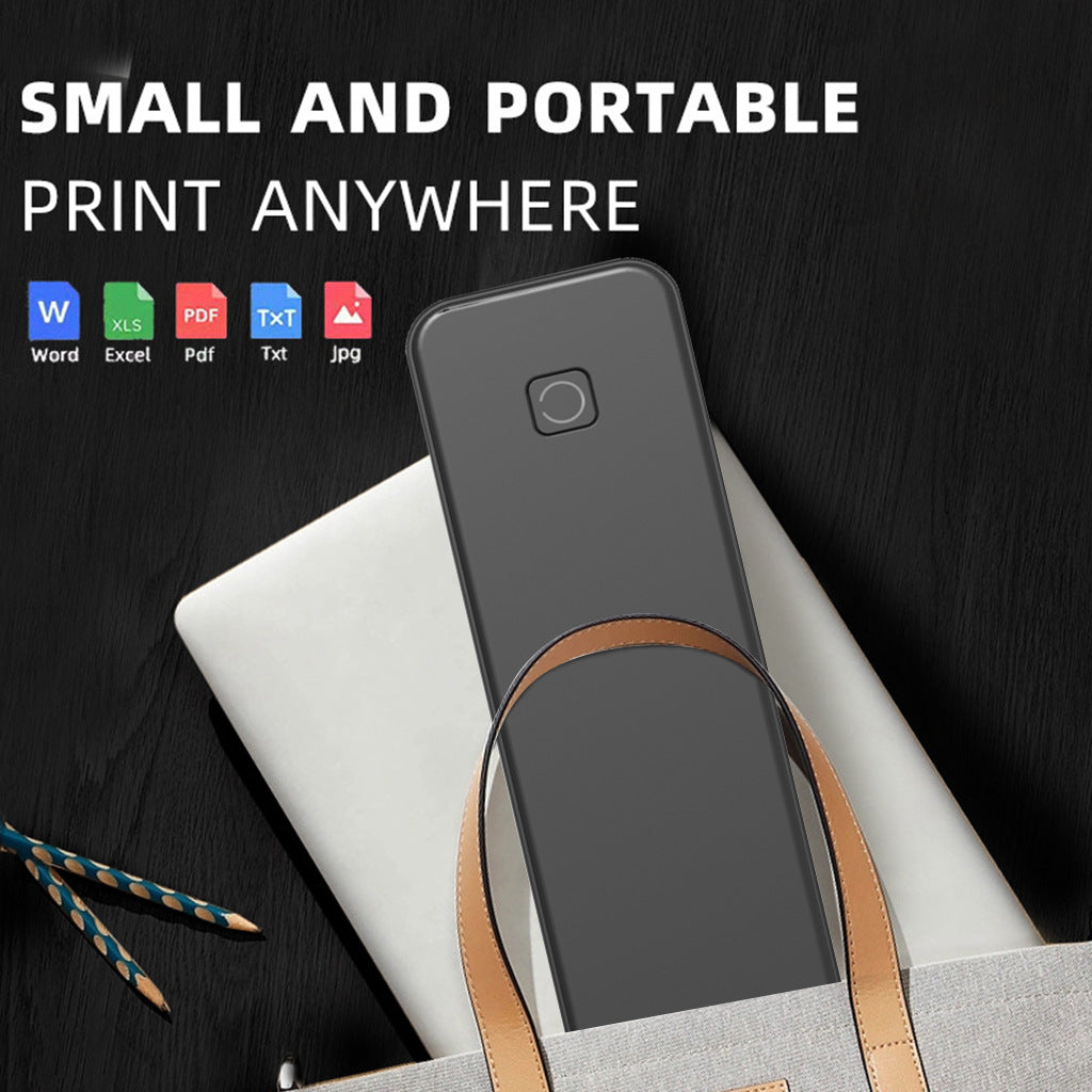 MT80 Portable Bluetooth Thermal Printer in Black and White, image 2 of 9