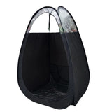 Outdoor shower changing tent without door