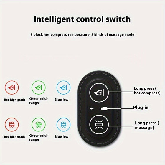Multifunctional Lumbar Massage Pillow with Heating and Vibration product image 3