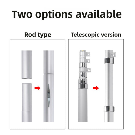 Telescopic Flagpole Aluminum Alloy Outdoor Display Garden & Outdoor product image 3